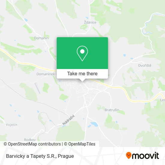 Карта Barvicky a Tapety S.R.