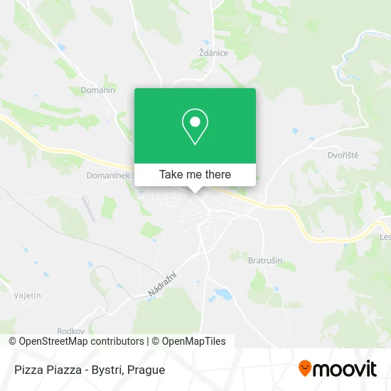 Карта Pizza Piazza - Bystri
