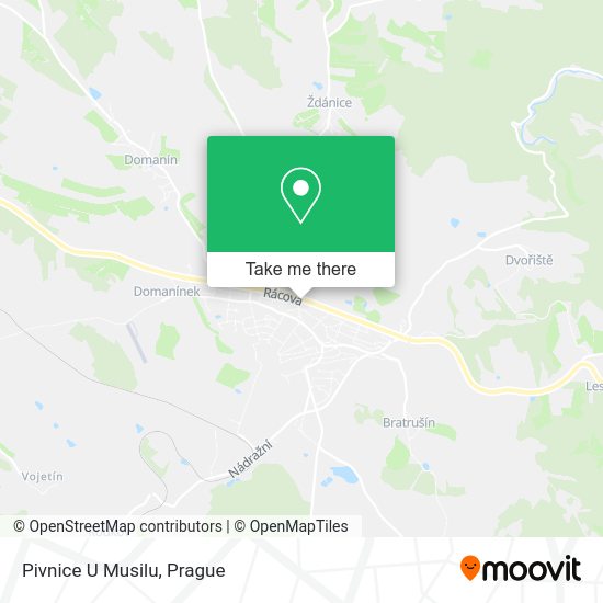 Карта Pivnice U Musilu