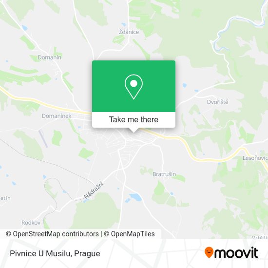 Карта Pivnice U Musilu
