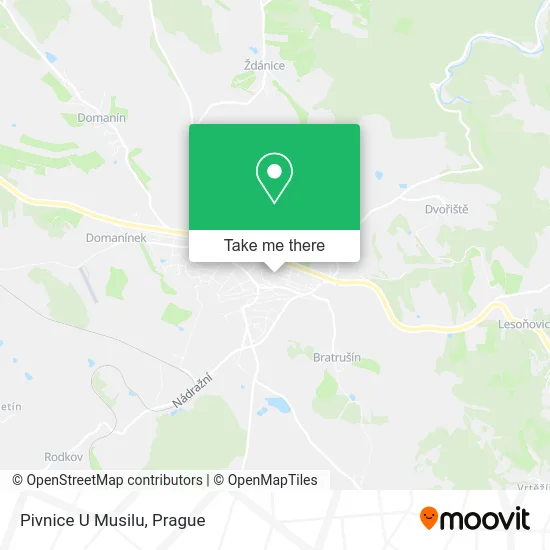 Карта Pivnice U Musilu