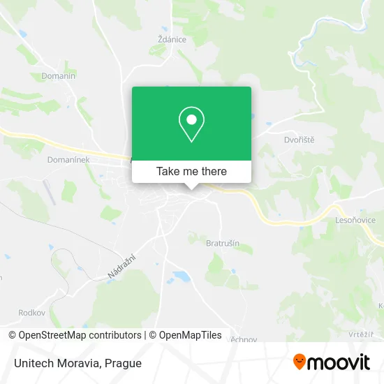 Карта Unitech Moravia