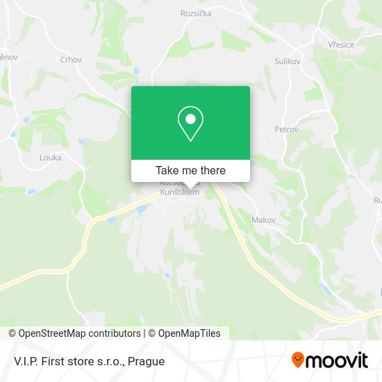 Карта V.I.P. First store s.r.o.