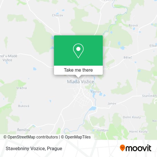 Карта Stavebniny Vozice