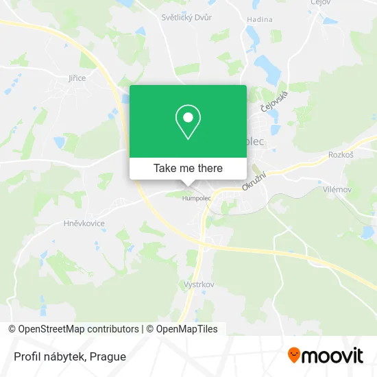 Карта Profil nábytek