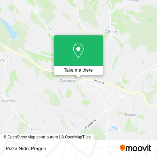 Карта Pizza Nido