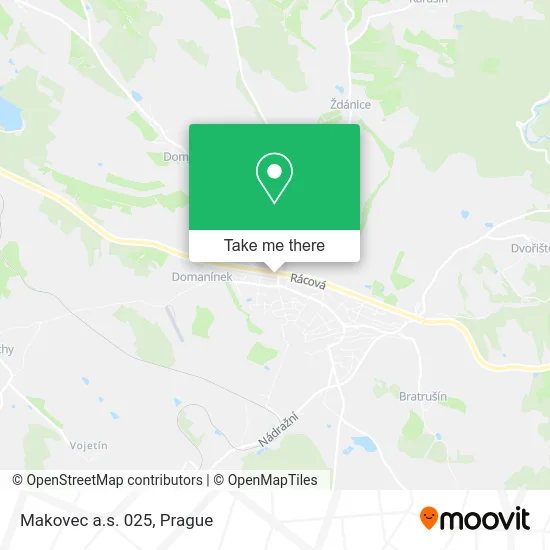 Карта Makovec a.s. 025