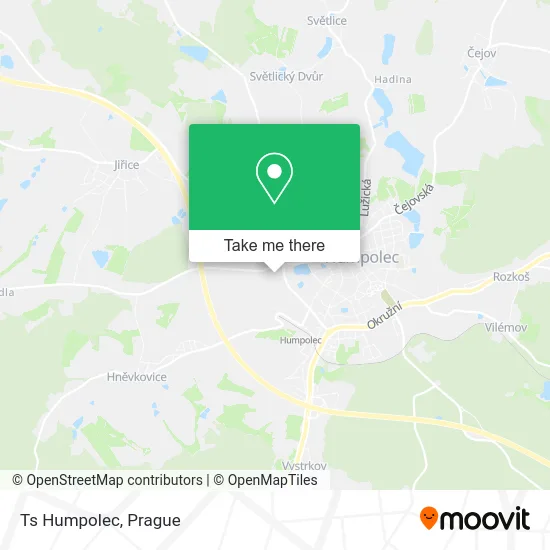 Карта Ts Humpolec