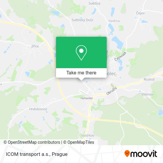 Карта ICOM transport a.s.