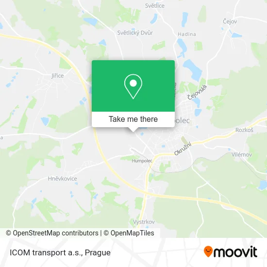 Карта ICOM transport a.s.