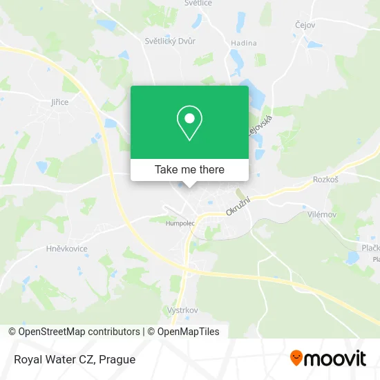 Карта Royal Water CZ