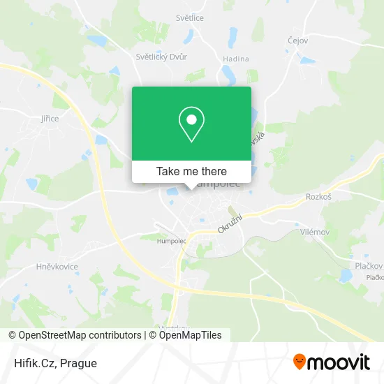 Карта Hifik.Cz