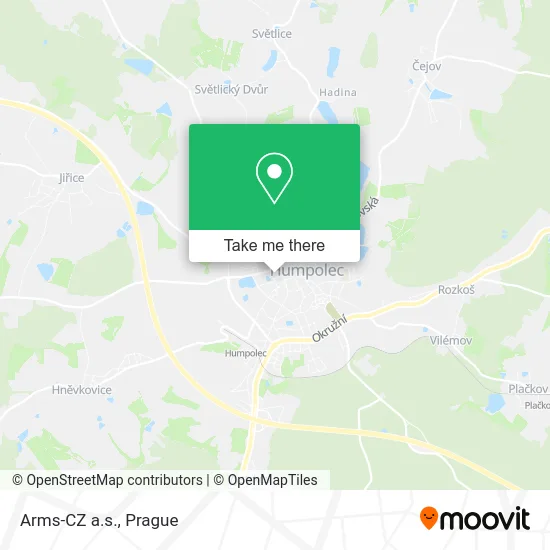 Карта Arms-CZ a.s.