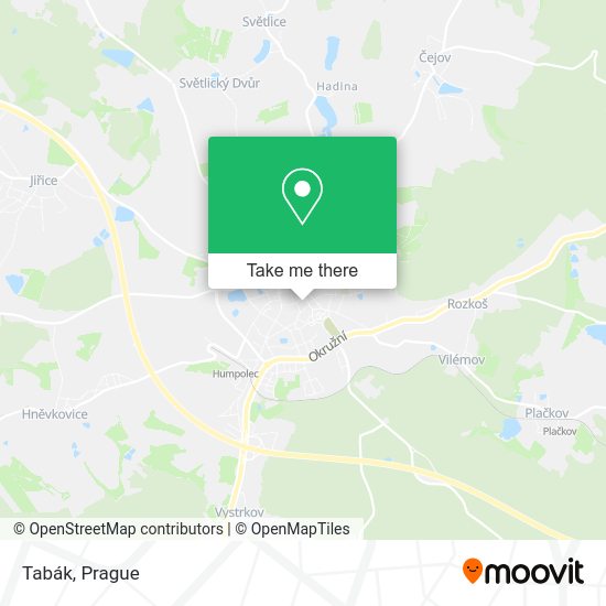 Карта Tabák