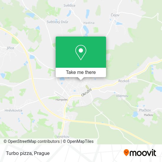 Карта Turbo pizza
