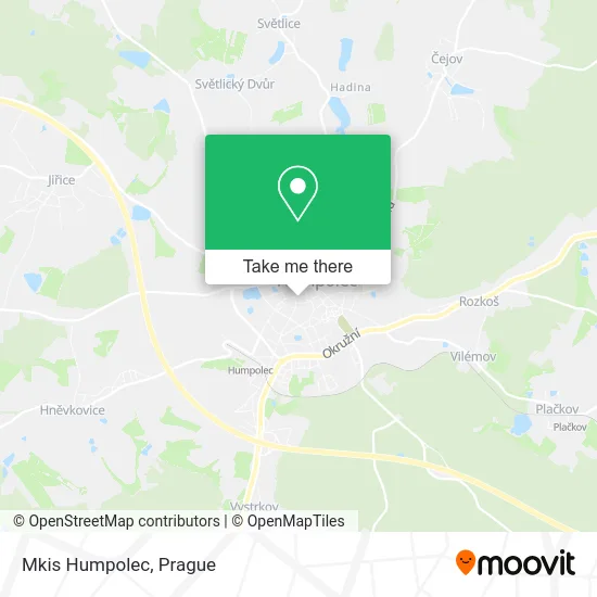 Карта Mkis Humpolec