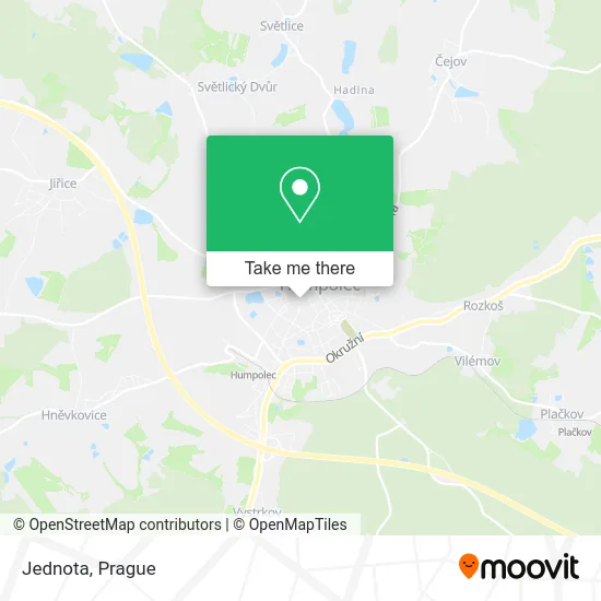 Карта Jednota