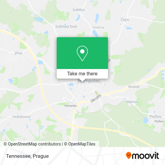Карта Tennessee