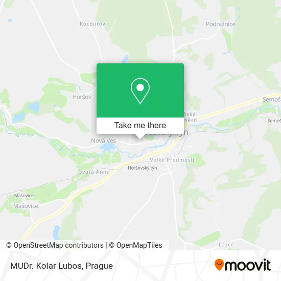 Карта MUDr. Kolar Lubos