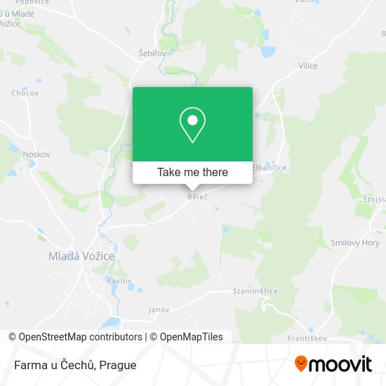 Карта Farma u Čechů