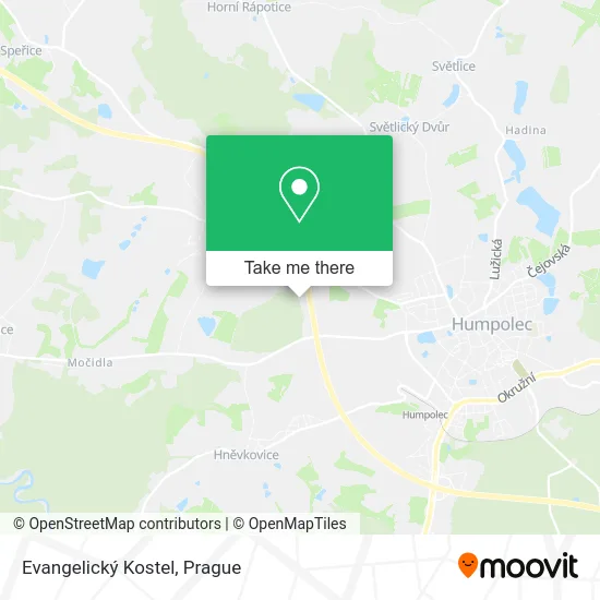 Evangelický Kostel map