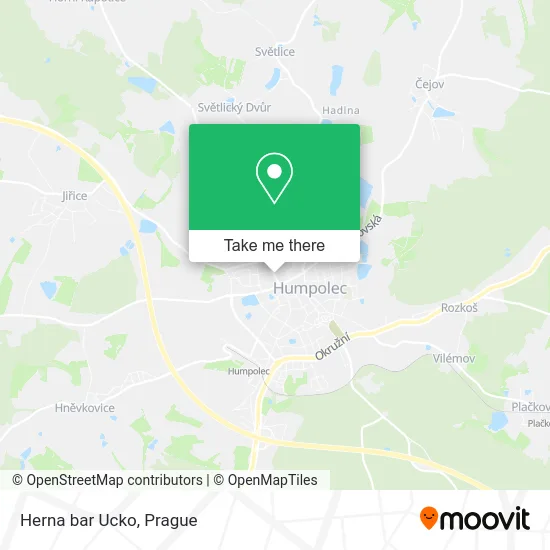 Карта Herna bar Ucko