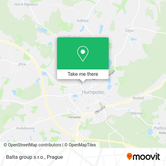 Карта Balta group s.r.o.