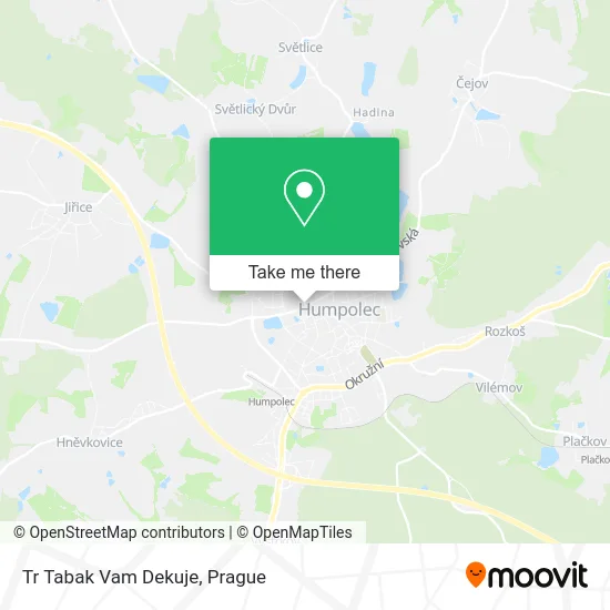 Карта Tr Tabak Vam Dekuje