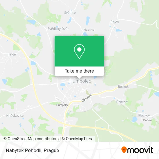 Карта Nabytek Pohodli