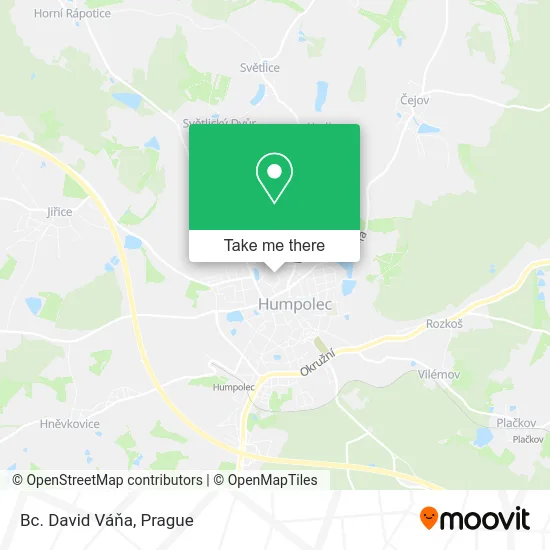 Карта Bc. David Váňa