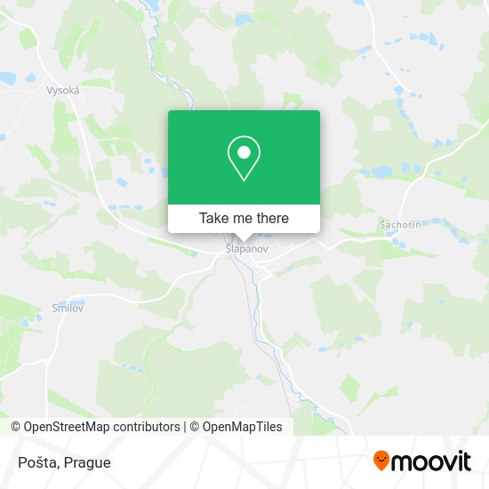 Карта Pošta