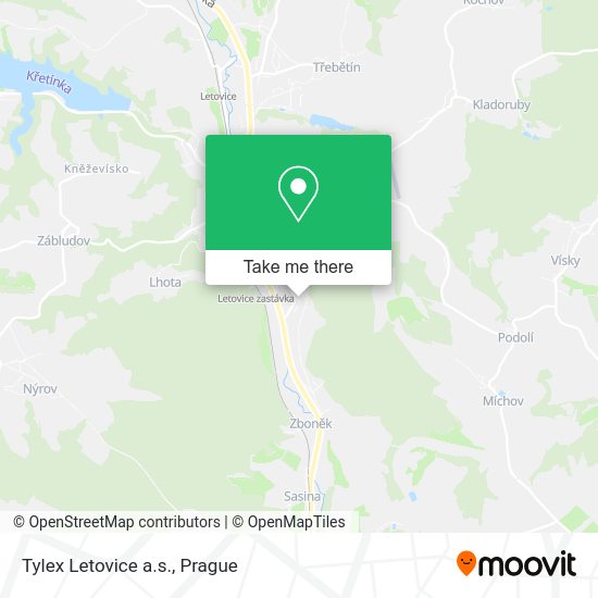 Карта Tylex Letovice a.s.