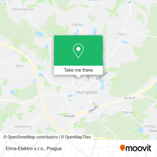 Карта Elma-Elektro s.r.o.