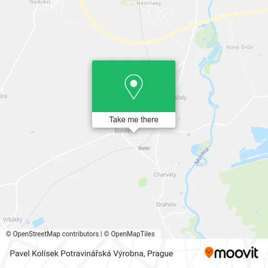 Карта Pavel Kolísek Potravinářská Výrobna