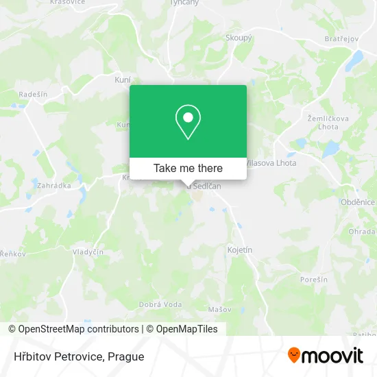 Карта Hřbitov Petrovice