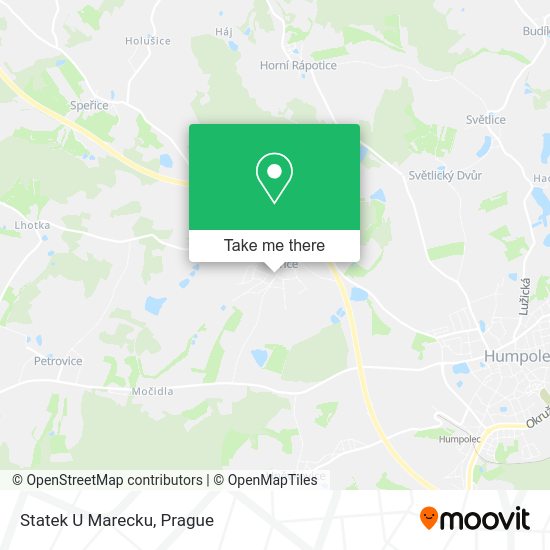 Карта Statek U Marecku