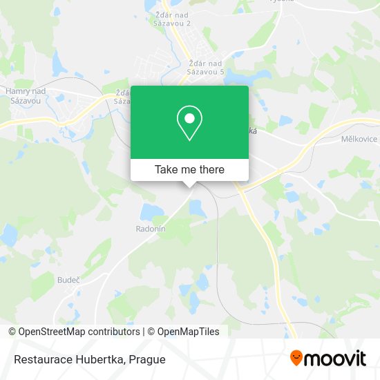 Карта Restaurace Hubertka