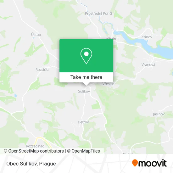 Карта Obec Sulíkov