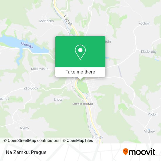 Карта Na Zámku
