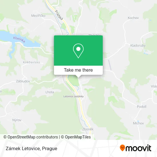 Карта Zámek Letovice