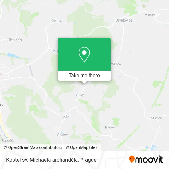 Карта Kostel sv. Michaela archanděla