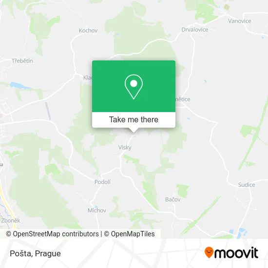 Карта Pošta