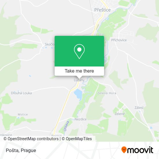 Карта Pošta