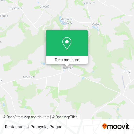 Карта Restaurace U Premysla