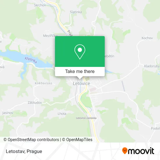 Карта Letostav
