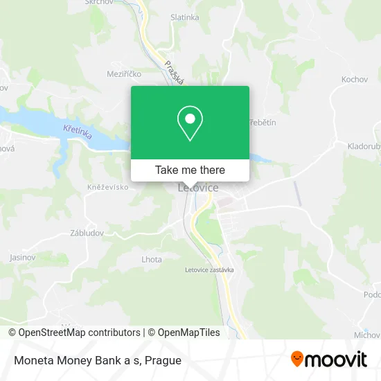 Карта Moneta Money Bank a s