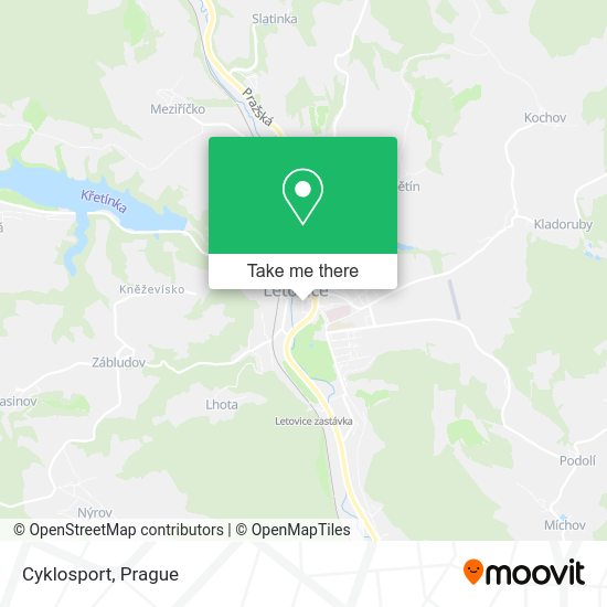 Карта Cyklosport