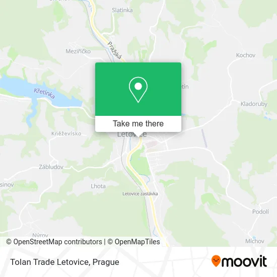 Карта Tolan Trade Letovice