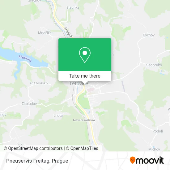 Карта Pneuservis Freitag