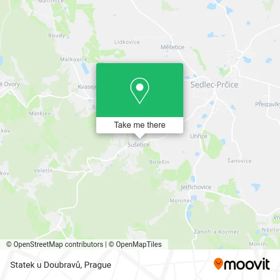 Карта Statek u Doubravů